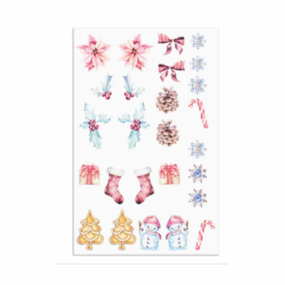 Nailart Tattoo Weihnachtswichtel