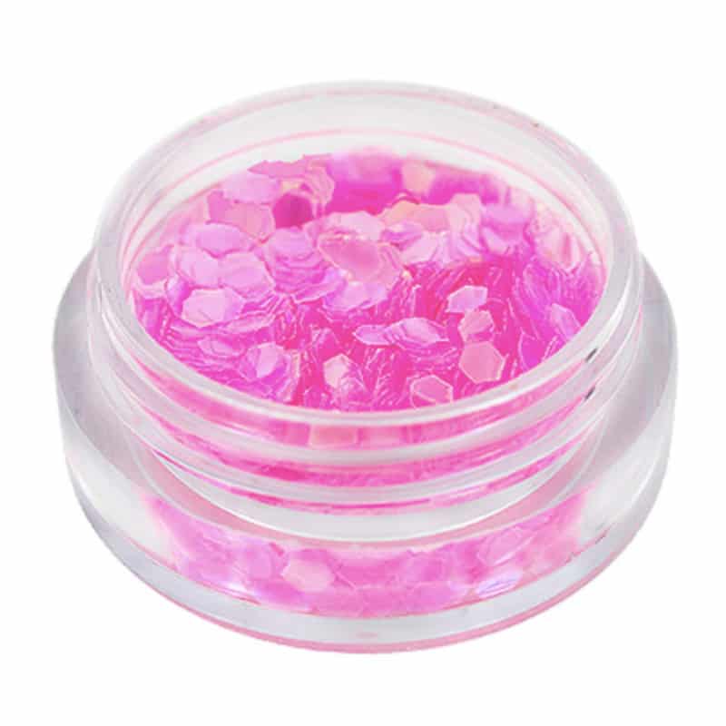 Nailart Pailletten Pink