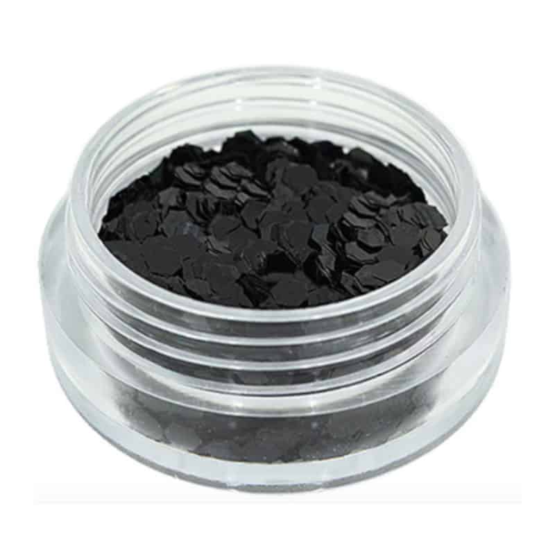 Nailart Pailletten Black