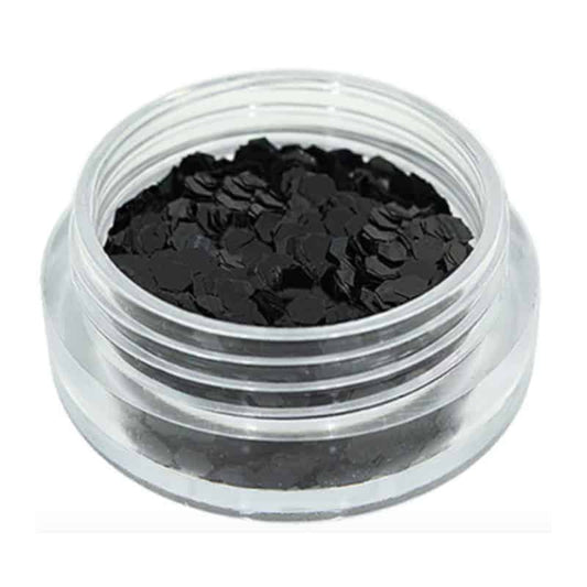Nailart Pailletten Black