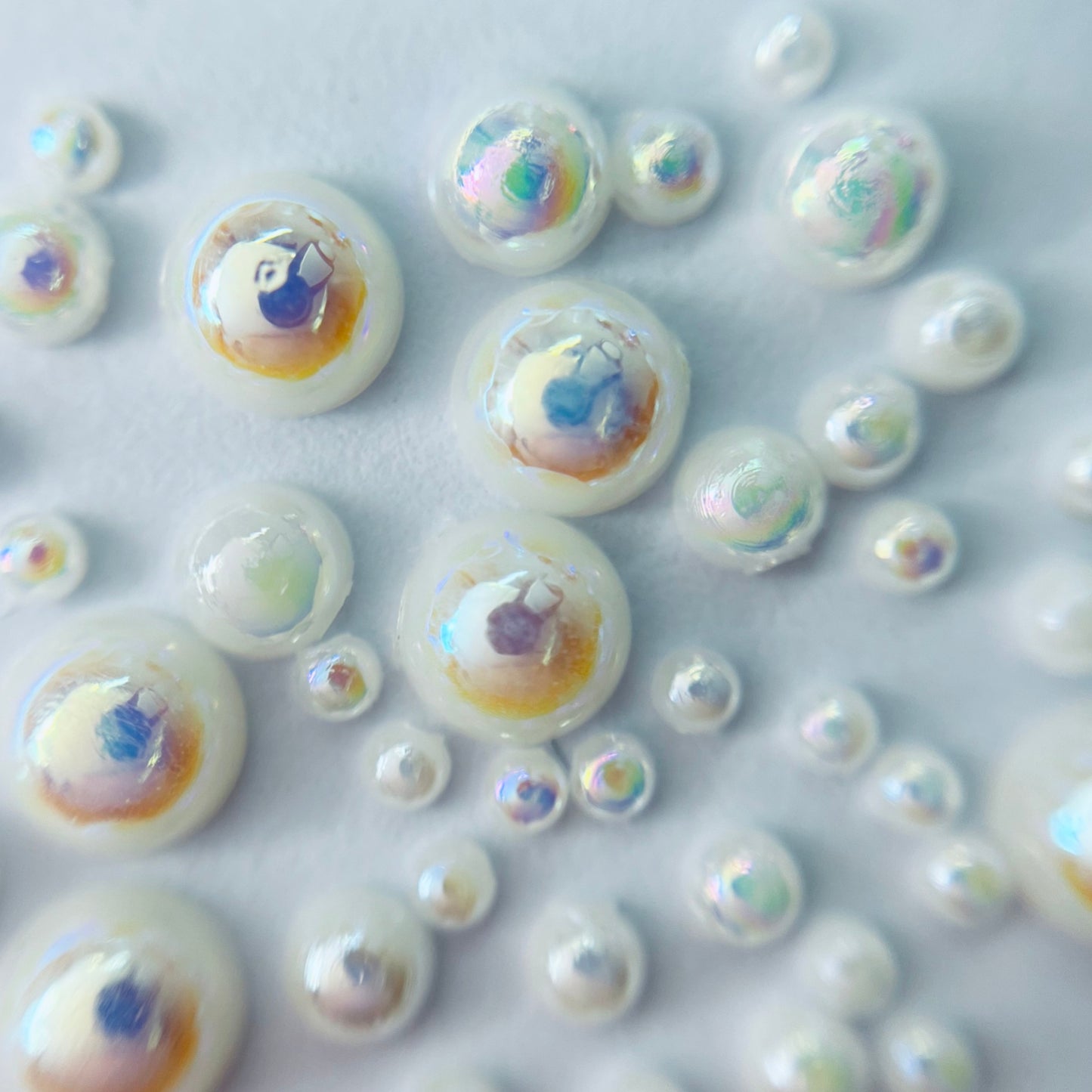 Nailart Perlen Ivory #Mix