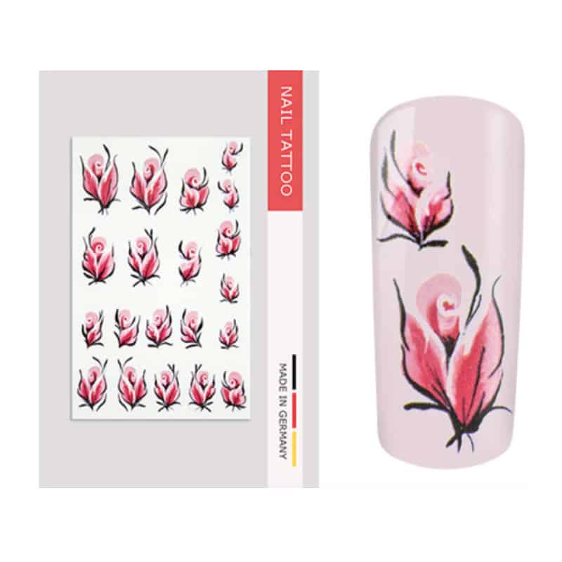Nailart Tattoo Blume IV