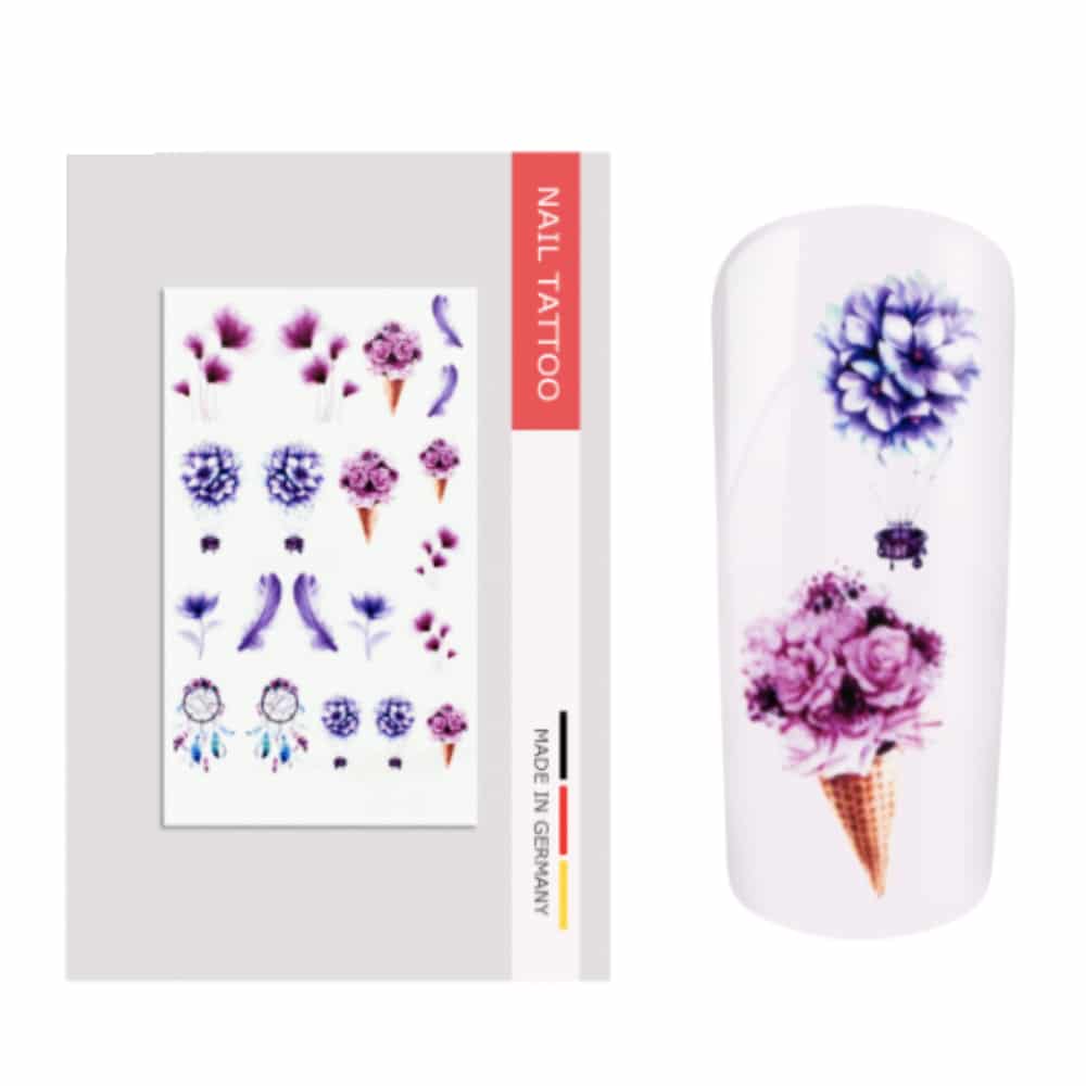 Nailart Tattoo Frühling