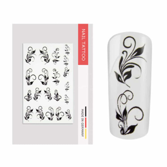 Nailart Tattoo Ranke Ornamente