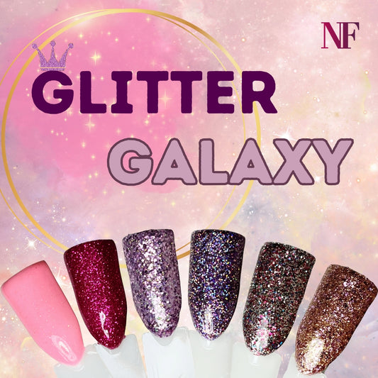 Glitter Galaxy Farbgel Set Sommer 2025