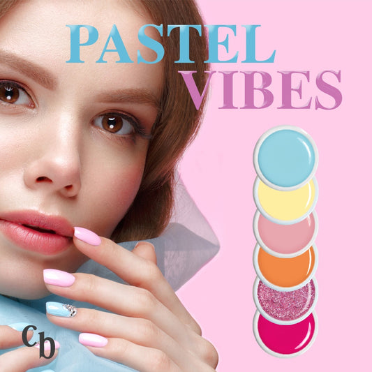 Pastel Vibes - Farbgel Set Pastell Kollektion