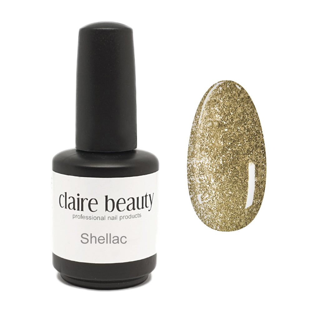 Shellac Glitzer Champagner Roxstar #5 12ml