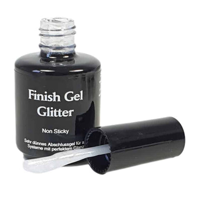 Finish Gel Glitter Silber