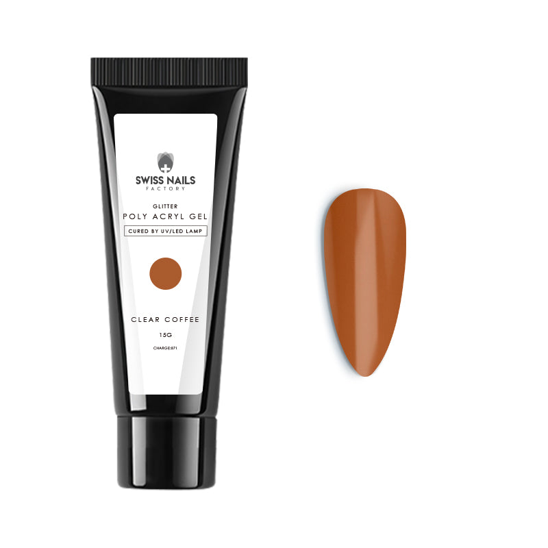 Poly Acryl Gel Clear Coffee Nr. 15