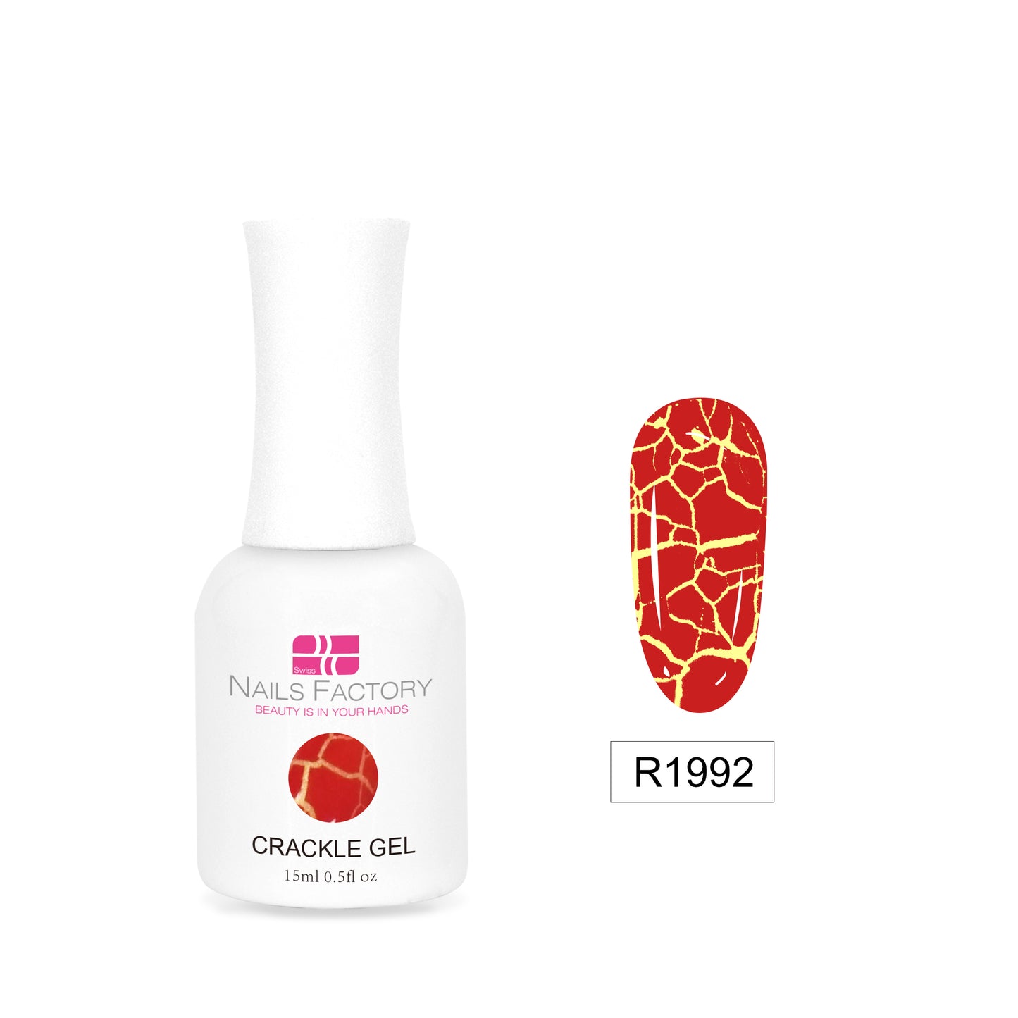 Cracking/Crackle Gel Hellrot R1992 15ml