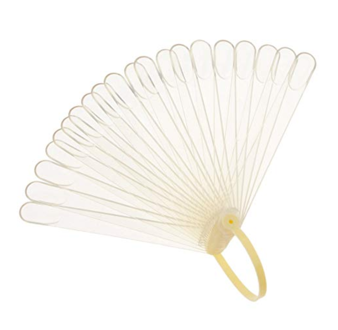 Display Klar mit 20 Nail Art Tips