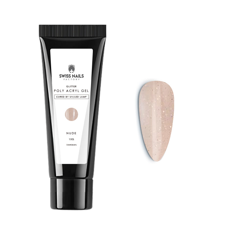Poly Acryl Gel Nude Glitter Nr. 103