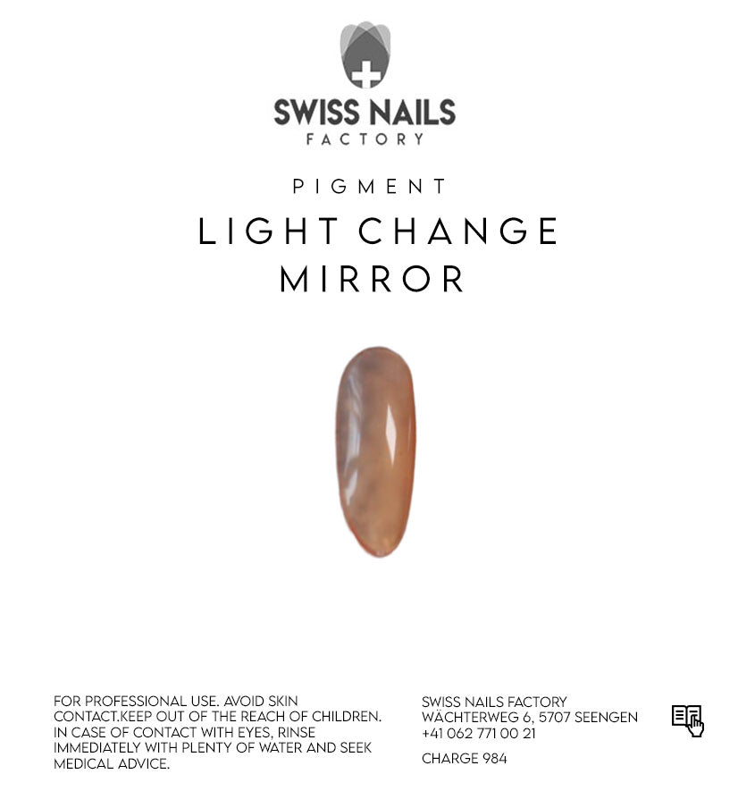 Pigment miroir à changement de lumière-Orange WH03