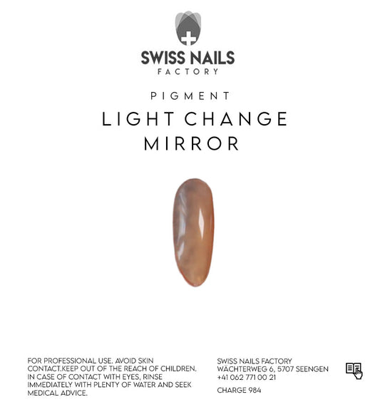 Pigment miroir à changement de lumière-Orange WH03