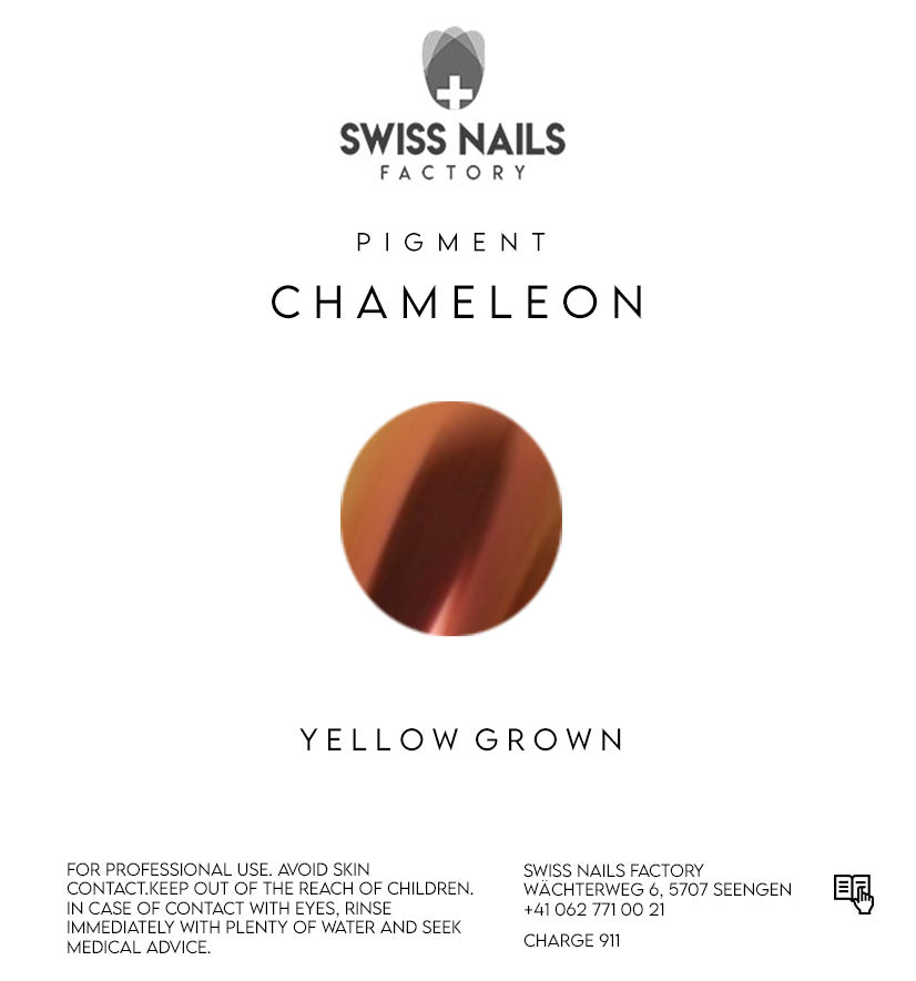 Make up level chameleon pigment - Yellow-grown CH01