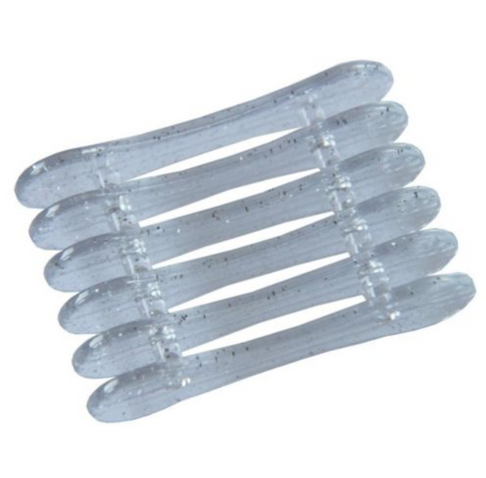 Pinselhalter Klar Glitzer