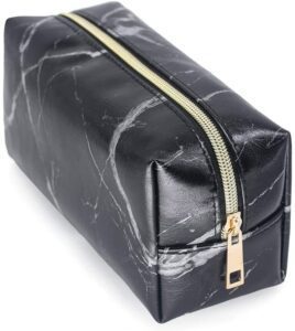 Makeup/Storage Bag Marble Black