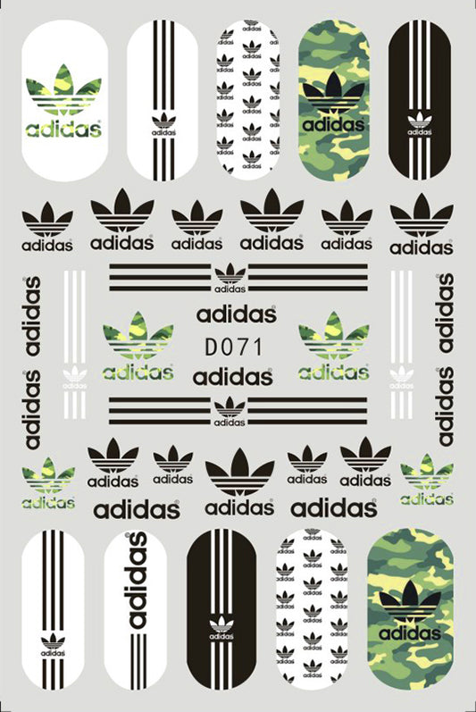 Adidas sticker D071