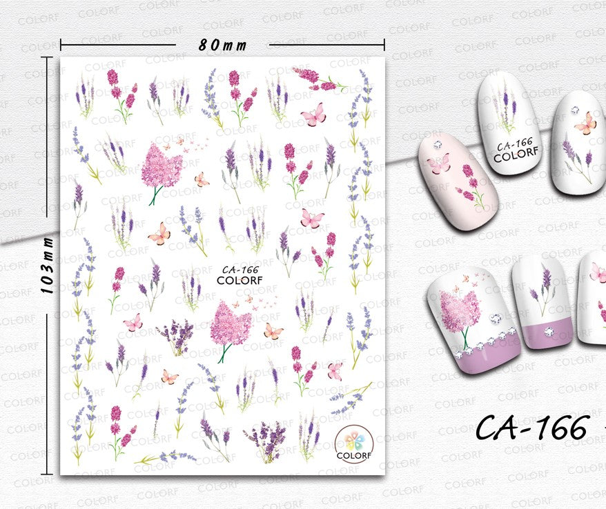 Lavender Flower Sticker CA-166