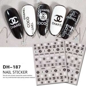 Sticker Chanel Black/White DH-187