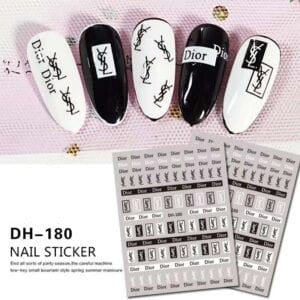 Sticker Dior YSL Black/White DH-180