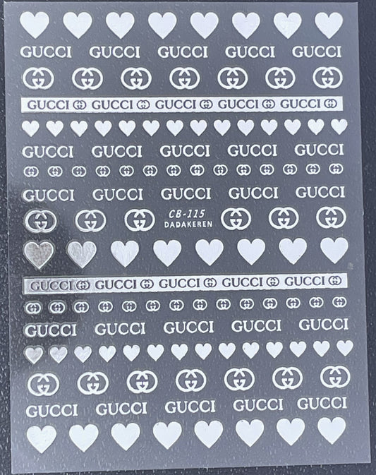 Sticker Gucci CB-115 weiss