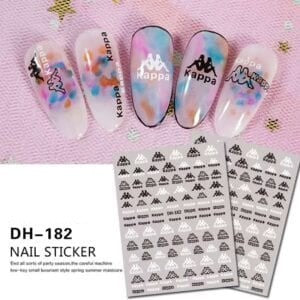 Sticker Kappa Black/White DH-182