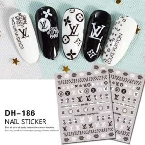 Sticker Louis Vuitton Black/White DH-186