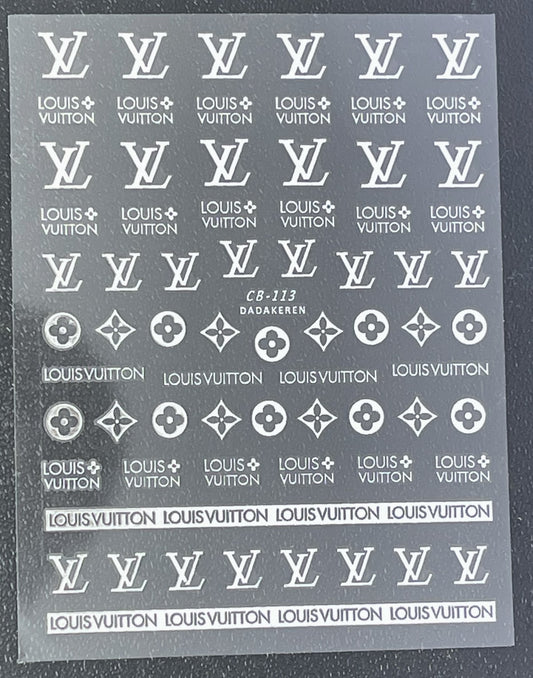 Sticker Louis Vuitton LV CB-113 weiss