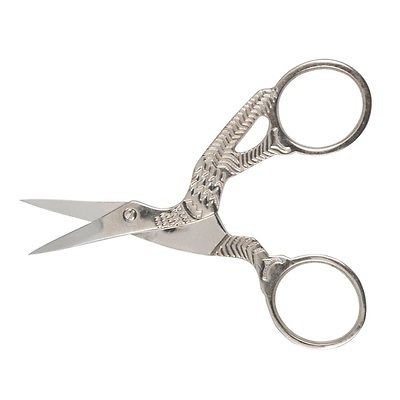 Stork scissors silver
