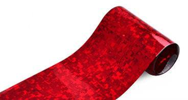 Transferfolie Rot gemustert Pixel Nr. 56