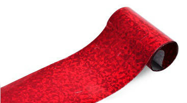 Transferfolie Rot gesprenkelt Holo Effekt Nr. 01