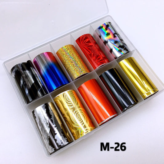 Transferfolien Set M26 mit 10 Rollen Animal gross