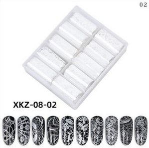 Transferfolien Set XKZ-08-02 mit 10 Rollen