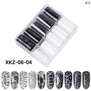 Transferfolien Set XKZ-08-04 mit 10 Rollen