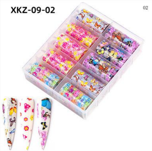 Transferfolien Set XKZ-09-02 mit 10 Rollen