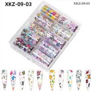 Transferfolien Set XKZ-09-03 mit 10 Rollen