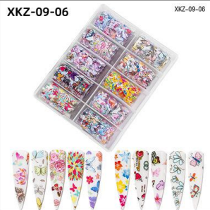 Transferfolien Set XKZ-09-06 mit 10 Rollen